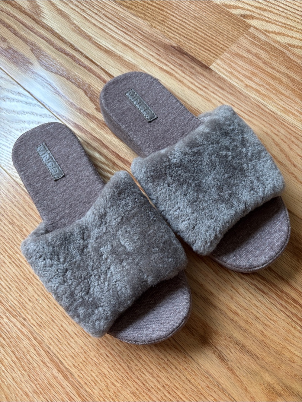 Vince Kenia Genuine Shearling Slipper